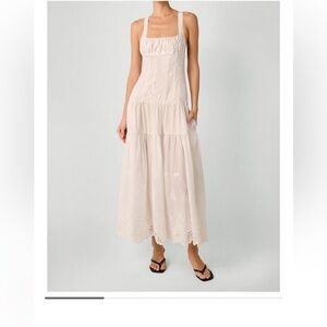 NWT WeWoreWhat White Corset Dress
